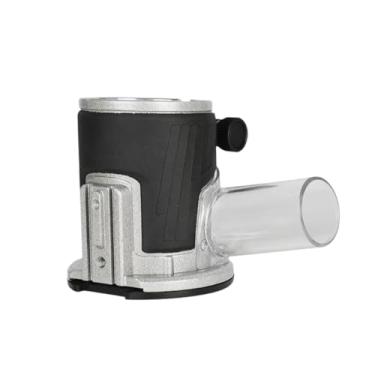 Imagem de Fenteer Base fixa para máquina de aparar para marcenaria, base protetora para máquina de aparar, fresagem, aparamento e roteamento, Base Redonda