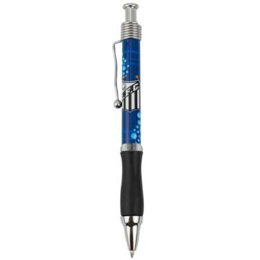Imagem de Caneta Esferográfica Roller Ball Azul Santos - Mileno