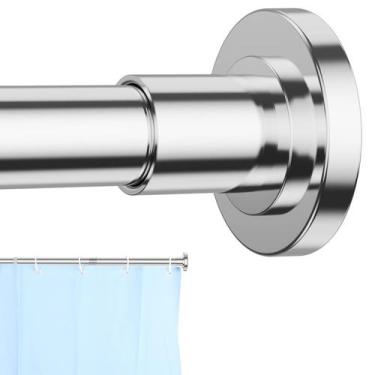 Imagem de Varão de cortina de chuveiro CorkLatta Chrome 80-200cm em aço inoxidáv