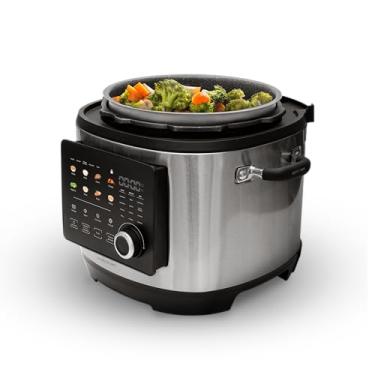 Imagem de WAP PANELA DE PRESSÃO ELÉTRICA 6L TOUCH PROSDÓCIMO Com Painel Digital e 10 Dispositivos de Segurança 220v