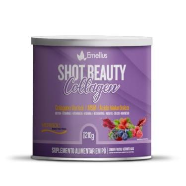 Imagem de Colágeno Frutas Vermelhas Verisol 210g Emellus com Ácido Hialurônico MSM Biotina Resveratrol Inositol Calcio Magnésio e Vitaminas