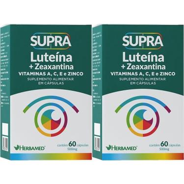 Imagem de Kit 2X Supra Luteina + Zeaxantina - 500mg 60 Cápsulas - Herbamed-Masculino