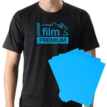 Imagem de Filme de Recorte Power Film Premium - Azul Claro - A3 com 10 Folhas