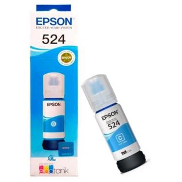 Imagem de Garrafa Refil Tinta E coTank T524220 Azul/Ciano Pigmentada - L6490,L6580,L15150,L15160 (O r iginal) (AZUL)