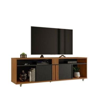 Imagem de Rack Bancada Nt 1290 Freijó Com Preto - Notável