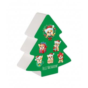 Imagem de Luminária Árvore de Natal em Plástico, 29 x 25 x 10 cm, Polietileno, Decorativa, Iluminação LED/Fluorescente, Base E-27, Bivolt