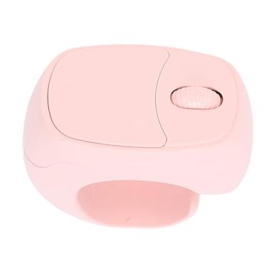 Imagem de Luqeeg Controle remoto de câmera Bluetooth, LED alcance de 10 m, virador de página sem fio com rolo e tela, anel de rolagem, clique de selfie remoto para vídeos de telefone, tablet Tiktok (rosa)
