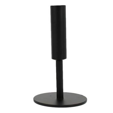 Imagem de Castiçal de ferro preto e branco base de vela de restaurante retrô suporte de castiçal de metal, 08, h