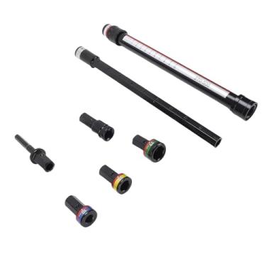 Imagem de KUIDAMOS Conjunto de Soquete Sextavado Telescópico Multifuncional para Fixação Eficiente Em Aplicações Industriais, Barra de Extensão Retrátil de Liga de Aço para Substituições Rápidas de 27 a 50 Cm
