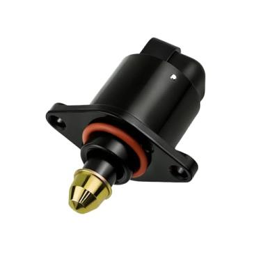 Imagem de AMZAUTO Válvula de controle de ar ocioso IAC, motor de passo para operação estável do motor, substitui OEM 90380 10526 90325864, compatível com motor de marcha lenta King Kong (preto)