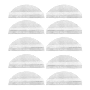 Imagem de Compatible With Anker Eufy RoboVac X8 Series Hybrid Vacuum Cleaner Roller Side Brush Filter Disposable Mop Rag Replacement Parts(10pcs Mop Rag)
