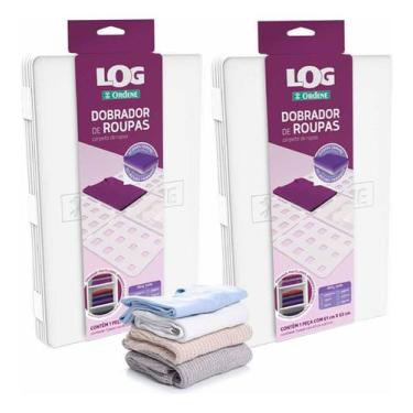 Imagem de Kit 2 Dobrador De Roupas Organizador Closet Camiseta Camisa Calça - Or