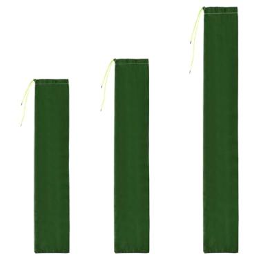 Imagem de Yosoo Saco de Areia Longo, Saco de Areia Com Barreira contra Inundações de Lona Verde Com Faixa Elástica, 19 X 84,6 pol., Ideal para água de Chuva Forte e Proteção contra Furacões