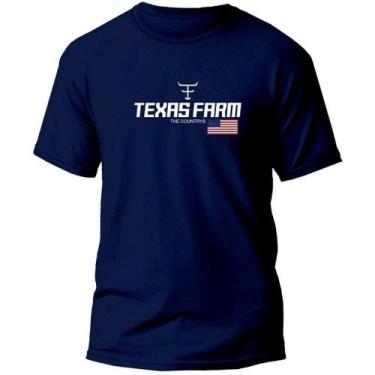 Imagem de Camisa Camiseta Rodeio Country Masculino 100% Algodão Texas Farm Estad