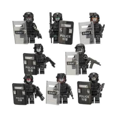 Imagem de Mini Bonecos Humanoides Soldados Blocos De Montar Personagens De Desen