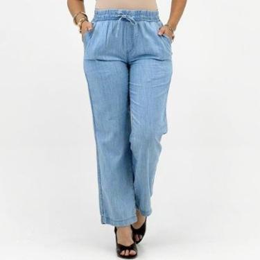 Imagem de Calça Malwee Reta Jeans Feminina-Feminino