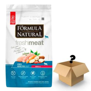 Imagem de Racao Formula Natural Caes Fresh Meat Adulto Racas Medias 12Kg + Surpr