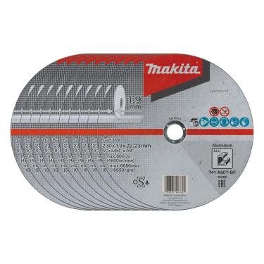 Imagem de Disco De Corte Para Aluminio 230mm Makita B-45369 - 10 Unidades