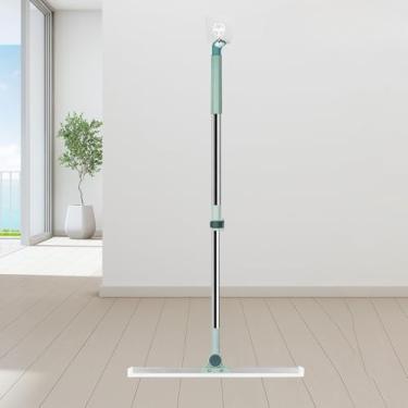 Imagem de Vassoura Rodo Mágico Silicone Grande 50cm Para Limpeza de Multiuso Piso Vidros Com Gancho Secos e Molhados Uso Duplo(KIT1)