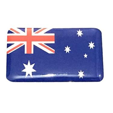 Imagem de Adesivo resinado da bandeira da Austrália 5x3 cm