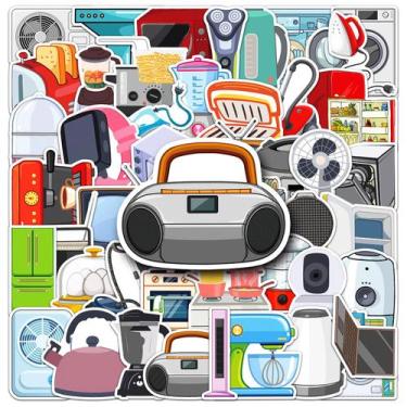 Imagem de Pacote de adesivos: eletrodomésticos, desenhos animados, decalques de 