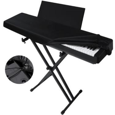 Imagem de Capa protetora contra poeira de teclado de piano Ynester para piano di