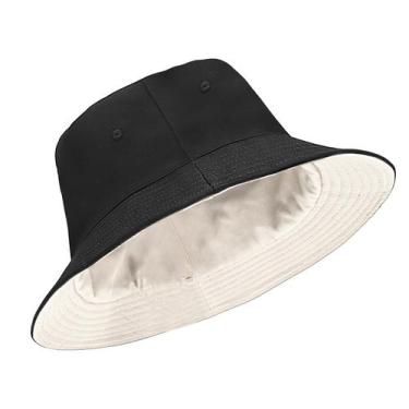 Imagem de Chapéu Bucket Hat Hotme Oversize XXL de algodão reversível unissex