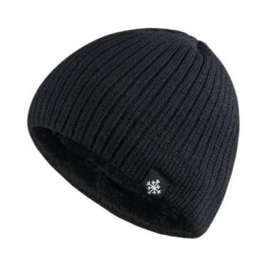 Imagem de Gorro Unissex De Lã Forrado Com Fleece, Quente E À Prova De Vento, Cha