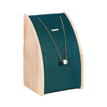 Imagem de Suporte De Exibição De Joias Em Madeira Em Formato De Arco Para Colare