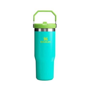 Imagem de Garrafa Térmica Stanley Tumbler Flip Straw Tropical Teal 887ML - STANL