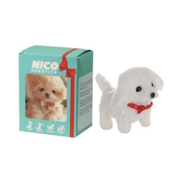 Imagem de Robô De Pelúcia Interativo Cachorrinho Que Anda, Late E Abana O Rabo -
