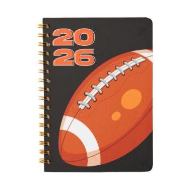 Imagem de Agenda Espiral Infantil Estampas Esportes 2026 168 Folhas - Rio Master
