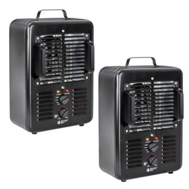 Imagem de Aquecedor Elétrico BEYOND HEAT Milkhouse 1300W-1500W - Kit com 2 Unida