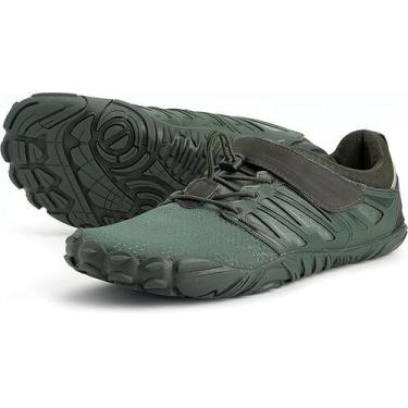 Imagem de Tênis de corrida de trilha Joomra Barefoot Women Army Green 37