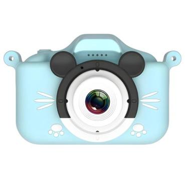 Imagem de Câmera E Filmadora Digital Com Câmera Frontal e Case Infantil Recarreg