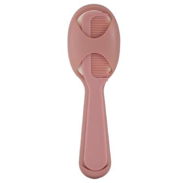 Imagem de Kit Escova e Pente Infantil Rosa Kababy 1227R