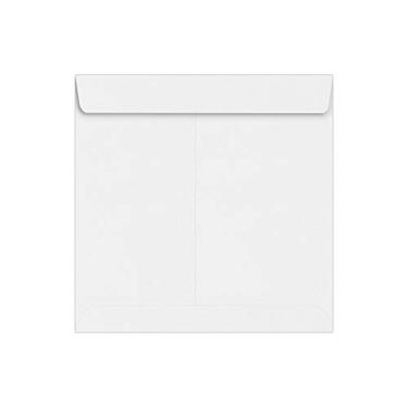 Imagem de Envelopes quadrados de 19 cm x 19 cm – 18 kg. Branco (50 Qtdt) | Perfeito para catálogos, relatórios anuais, folhetos, revistas, convites | 10951-50