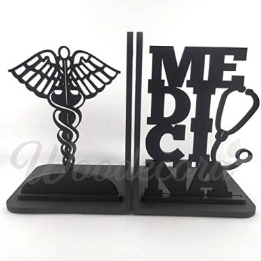 Imagem de Aparador de Livros Medicina Woodecora