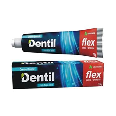Imagem de CREME DENTAL DENTIL FLEX CALCIO + PROTECAO 70g