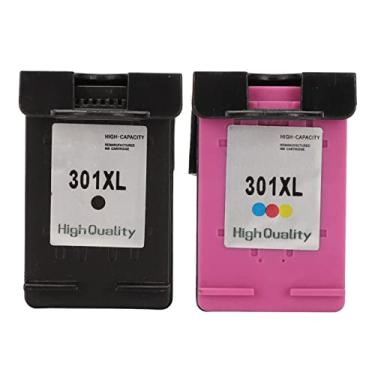 Imagem de 301XL Cartucho de Tinta Cor Preto Impressora Jato de Tinta Combo Substituição para para Envy 4500 4501 4502, para Envy 5530 5531 5532, para OfficeJet 2620 2621, para DeskJet 1000