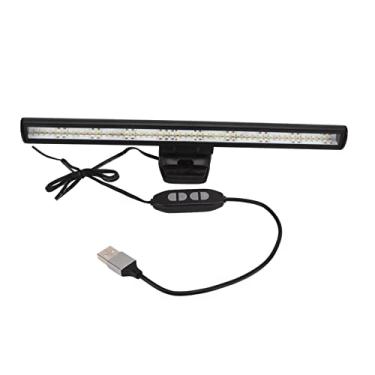 Imagem de AMONIDA Lâmpada para monitor de computador, barra de luz para monitor de tela, alimentada por USB, ajustável, compacta para casa