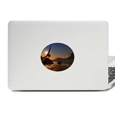 Imagem de Adesivo de notebook com emblema de vinil e imagem da natureza da águia oceânica