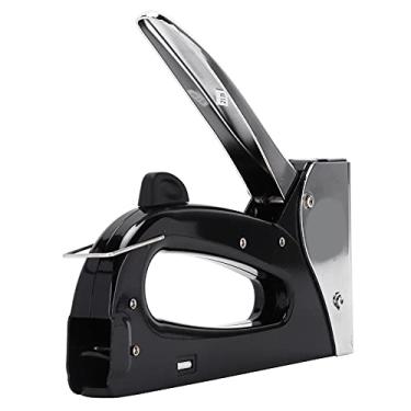 Imagem de Pistola de prego, arma de unha manual segura e resistente ao desgaste para grampeamento pesado para uso geral para uso profissional em moldura de pintura de unhas para papelão