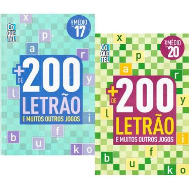 Kit 6 Livro Caça Palavras Coquetel Nível Fácil 43 Páginas