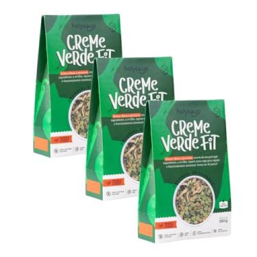 Imagem de kit 3 Und Sopa Saudável Creme Verde Fit HolySoup - Sem Glúten, Sem sal, Sem Conservantes, Sem Glutamato