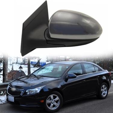 Imagem de Espelhos de porta do lado do motorista adequados para Chevrolet Cruze 2009-2014 Acessórios de carro Montagem do espelho retrovisor lateral Lente ajustável de substituição, aquecimento