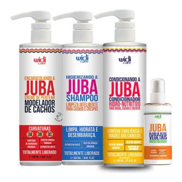 Imagem de Kit Widi Care Juba Encaracolando, Shampoo, Condicionador e Blend de Ól