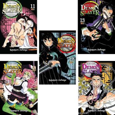 Imagem de MANGA DEMON SLAYER KIMETSU NO YAIBA - Coleção vol 11 ao 15 - PANINI