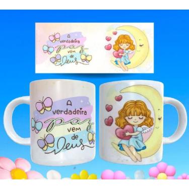 Imagem de Caneca gospel frases religiosas versículos bíblicos motivacionais 67 -