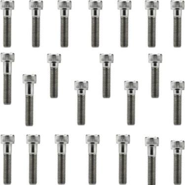 Imagem de Kit parafusos inox tampa motor lateral esquerda+direita CG160 Fan Tita